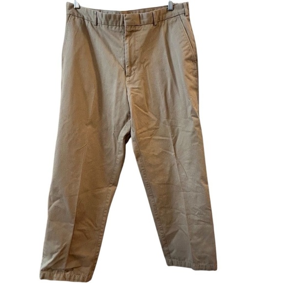 Duluth Trading Co Men's Khaki Chino Pants Size 36x32 Relaxed Fit - Picture 1 of 5